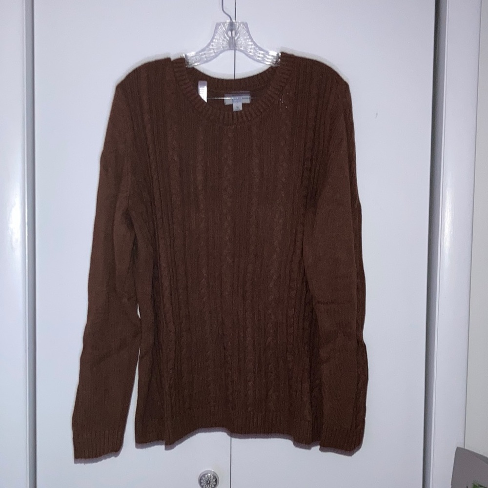 Ladies brown sweater